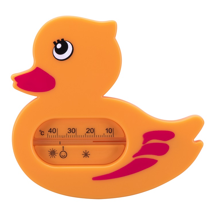 Термометр д/ванны Курносики Уточка оранжевый x1 (19002)